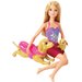 Barbie Pływający piesek i basen z lalką Mattel