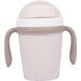 Kubek ze słomką BIOplastik Bo Jungle - grey