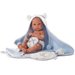 Lalka Pipo w niebieskim szlafroku Llorens