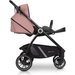 Wózek głeboko-spacerowy + torba 2w1 Euro-Cart - różowy