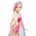 Barbie Tęczowa księżniczka długowłosa 43cm Mattel - blondynka