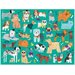 Puzzle dwustronne 100 elementów Mudpuppy - Koty i psy