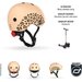 Kask dla dzieci 1-5 lat Scootandride - Leopard