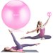 Piłka gimnastyczna, do pilatesu antiburst 23cm Queenfit - 23cm pink