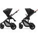 Wózek głeboko spacerowy Prime 2w1 z torbą dla mamy Kinderkraft - czarny