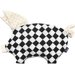 Podusia Sleepy Pig La Millou - follow me chessboard ecru