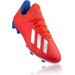 Buty piłkarskie korki X 18.3 FG Junior Adidas - czerwony/niebieski