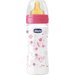 Butelka plastikowa smoczek kauczukowy Well-Being 250 ml Chicco - girl