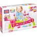 Różowy stolik z klockami First Builders Mega Bloks
