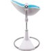 Krzesełko do karmienia Fresco Chrome + Wkładka Snug Bloom - biało-niebieski
