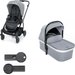 Wózek spacerowy Galaxy + gondola Una + adaptery Espiro - grey center