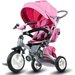 Rowerek trójkołowy Little Tiger pompowane koła Sun Baby - różowy melanż