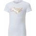 Koszulka juniorska Alpha Tee Girl Puma - biała