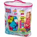 Różowa torba z klockami 80 el. First Builders Mega Bloks