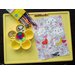 Silikonowa mata do zabawy 2w1 Flower Play Mat EZPZ - żółta