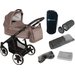 Wózek wielofunkcyjny Lupo Comfort + Winterpack Baby Design - coffee