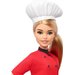 Barbie kucharka + strój kucharski dla dziewczynki Mattel
