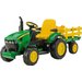 Traktor na akumulator John Deere Power Pull z Przyczepą Peg Perego