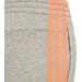 Spodnie dresowe dziewczęce Essentials 3-Stripes Adidas - grey/signal coral