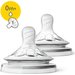 Smoczek do butelki 0m+ 2 sztuki Natural 2.0 Avent - 0m+