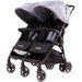 Wózek bliźniaczy Kuki Twin + Zestaw Kolorystyczny Baby Monsters - heather grey