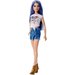 Barbie Fashionistas Mattel - Original with Purple Glittery Hair