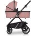 Wózek głeboko-spacerowy + torba 2w1 Euro-Cart - różowy
