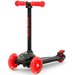 Hulajnoga ze świecącymi kołami Scooter Zapp Milly Mally - czarno-czerwony