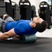 Zestaw do masażu i jogi: 2 piłki i roller, wałek Gymtek - czarny-zielony