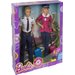 Barbie Lalka Stewardesa i Ken pilot 2pak Mattel