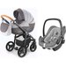Wózek dziecięcy 3w1 Neonex Alfa Adamex + Pebble Plus - X4