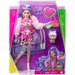 Barbie Extra Moda lalka + akcesoria Mattel - fioletowe włosy
