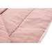 Komplet do łóżeczka dziergany z muśliną Sensillo - różowy