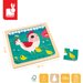 Puzzle drewniane Kurka Henrieta 9 el. Janod - Kurka Henrieta 9 el.