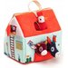 Rozkładany domek Farma 6 zwierzątek, rolniki i traktor Lilliputiens