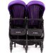Wózek bliźniaczy Kuki Twin + Zestaw Kolorystyczny Baby Monsters - purple