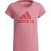 Koszulka dziewczęca Essentials Big Logo Tee Adidas - różowy