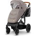 Wózek głęboko spacerowy Prime 2w1 z torbą dla mamy Kinderkraft - beżowy