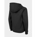 Bluza dziewczęca HJL22 JBLD001 4F - czarna