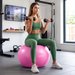 Piłka gimnastyczna 65cm + pompka Gymtek - różowa