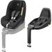 Fotelik samochodowy Pearl Smart i-Size + baza FamilyFix One i-Size Maxi-Cosi - Black Grid