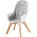 Krzesełko do karmienia Tixi Kinderkraft - gray