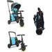 Rowerek trójkołowy składany Folding Trike 500 7w1 Smart Trike - niebieski
