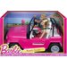 Barbie Plażowy jeep + lalki Barbie i Ken Mattel