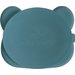 Silikonowy talerzyk z przyssawką miś We Might Be Tiny - ciemny niebieski