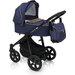 Wózek wielofunkcyjny 3w1 Lupo Comfort + Leo Baby Design - navy