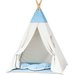 Namiot dla dzieci Tipi Tipoo - Niebiesko-Beżowy Gwiazdy