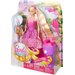 Barbie Magiczne warkocze księżniczki Mattel - Barbie