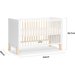 Łóżeczko drewniane Nico z dodatkową barierka Kinderkraft - white