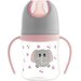Kubek niekapek z ustnikiem 120ml Lulabi - słonik różowy